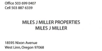 Miles J Miller Properties